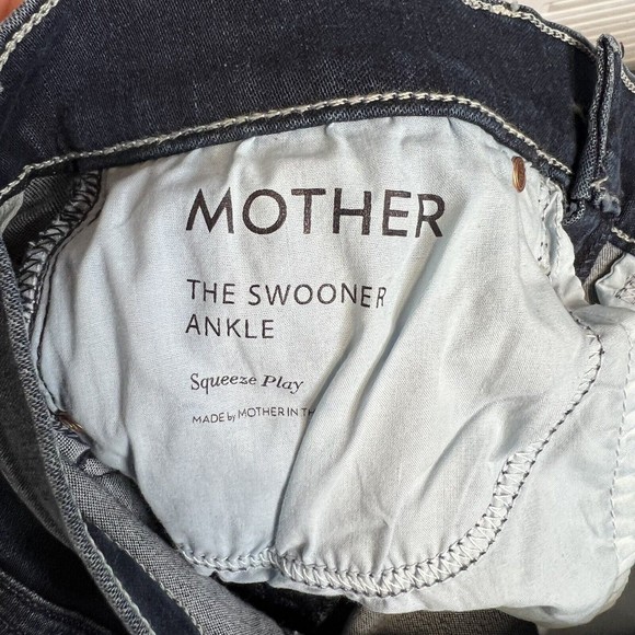 Mother The Swooner Ankle In Squeeze Play Wash Size 26 Womens Denim Casual - Picture 8 of 8